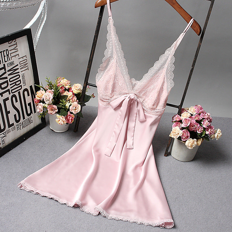 Softlife Lounge Dress — Zijdezachte Satijnen Nachtjurk