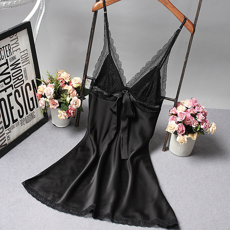 Softlife Lounge Dress — Zijdezachte Satijnen Nachtjurk